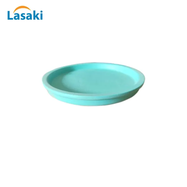 Round_Ceramic_Trays_(Plates_Saucers)_For_Pots,_Planters,_Flower,_Succulent(Set_Of_2,Aqua,3.5_Inch)_R3.5