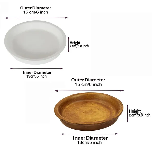 Round_Ceramic_Trays_(Plates_Saucers)_For_Pots,_Planters,_Flower,_Succulent(5_Inch,Set_Of_2,White+Antique)_R5