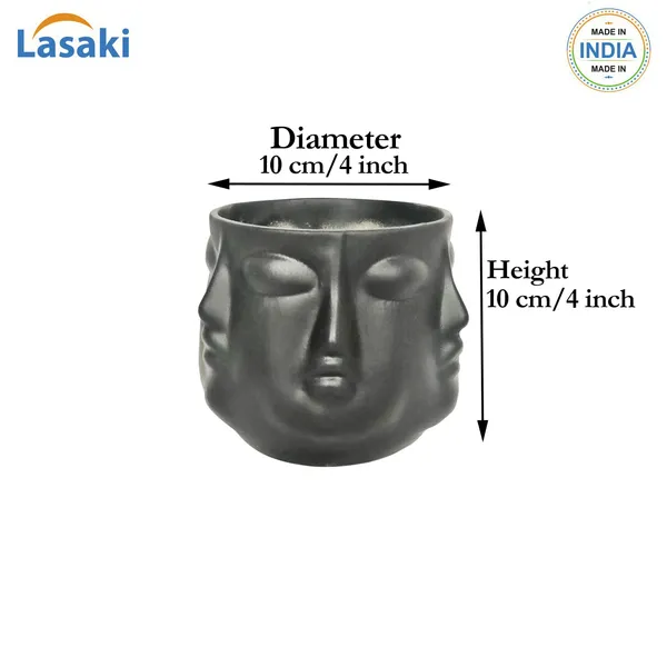 Vivan_Black_Ceramic_Pots_For_Indoor_Plants,_Planters,_Flower,_Pots,_Gamla,_Outdoor,_Balcony,_Home,_Garden,_Office_Decor,_Succulent_Pot(H_-_10_X_D_-_10_Cm)