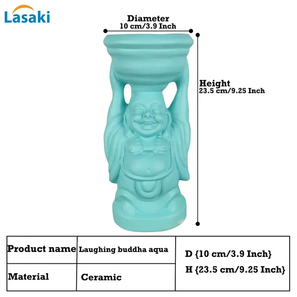 Laughing_Buddha_Aqua_Ceramic_Pots_For_Indoor_Plants,_Planters,_Flower,_Pots,_Gamla,_Outdoor,_Balcony,_Home,_Garden,_Office_Decor,_Succulent_Pot(D_-_10_X_H_-_23.5_Cm)