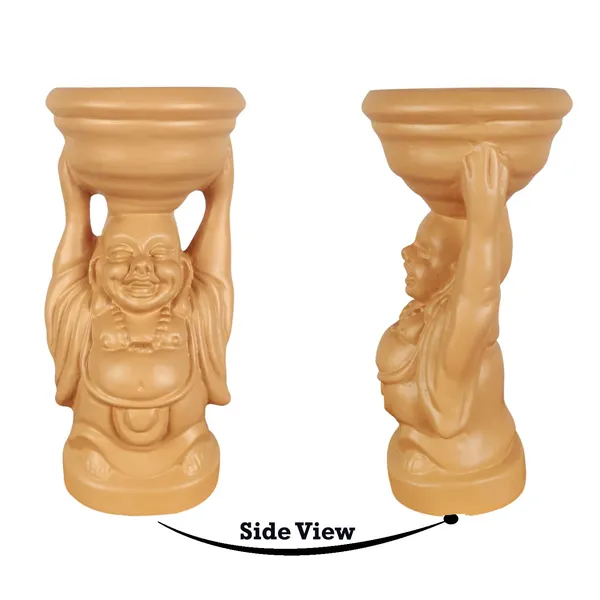Laughing_Buddha_Ginger_Ceramic_Pots_For_Indoor_Plants,_Planters,_Flower,_Pots,_Gamla,_Outdoor,_Balcony,_Home,_Garden,_Office_Decor,_Succulent_Pot(D_-_10_X_H_-_23.5_Cm)