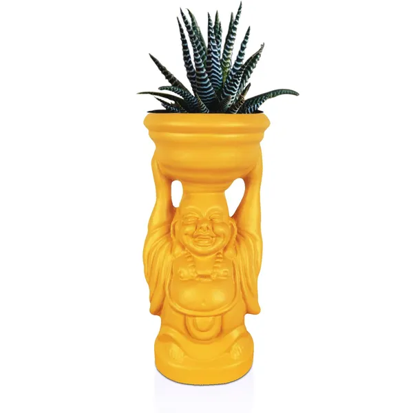 Laughing_Buddha_Lily_Ceramic_Pots_For_Indoor_Plants,_Planters,_Flower,_Pots,_Gamla,_Outdoor,_Balcony,_Home,_Garden,_Office_Decor,_Succulent_Pot(D_-_10_X_H_-_23.5_Cm)