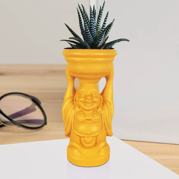 Laughing_Buddha_Lily_Ceramic_Pots_For_Indoor_Plants,_Planters,_Flower,_Pots,_Gamla,_Outdoor,_Balcony,_Home,_Garden,_Office_Decor,_Succulent_Pot(D_-_10_X_H_-_23.5_Cm)