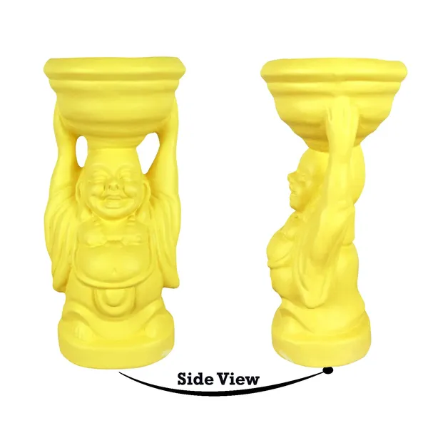 Laughing_Buddha_Saffron_Ceramic_Pots_For_Indoor_Plants,_Planters,_Flower,_Gamla,_Outdoor,_Balcony,_Home,_Garden,_Office_Decor,_Succulent_Pot(D_-_10_X_H_-_23.5_Cm)