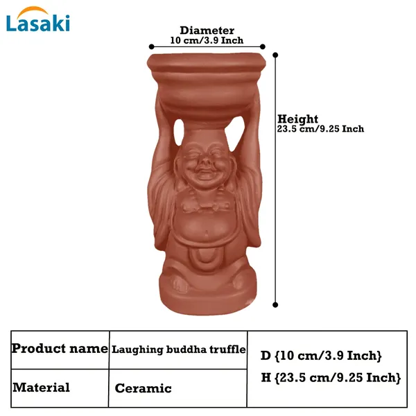 Laughing_Buddha_Truffle_Ceramic_Pots_For_Indoor_Plants,_Planters,_Flower,_Gamla,_Outdoor,_Balcony,_Home,_Garden,_Office_Decor,_Succulent_Pot(D_-_10_X_H_-_23.5_Cm)