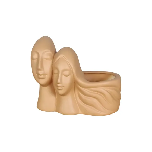 Couple_Ginger_Ceramic_Pots_For_Indoor_Plants,_Planters,_Flower,_Pots,_Gamla,_Outdoor,_Balcony,_Home,_Garden,_Office_Decor,_Succulent_Pot(L_-_16_X_W_-_10_X_H_-_14.5_Cm)
