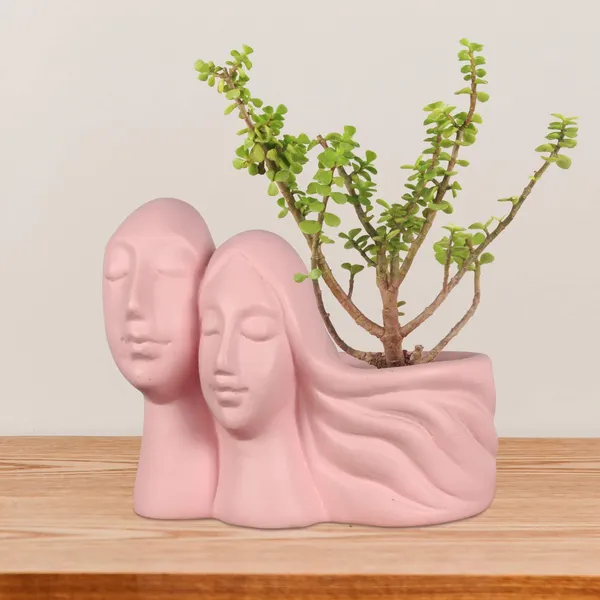 Couple_Pink_Ceramic_Pots_For_Indoor_Plants,_Planters,_Flower,_Pots,_Gamla,_Outdoor,_Balcony,_Home,_Garden,_Office_Decor,_Succulent_Pot(L_-_16_X_W_-_10_X_H_-_14.5_Cm)