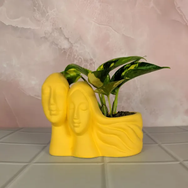 Couple_Saffron_Ceramic_Pots_For_Indoor_Plants,_Planters,_Flower,_Gamla,_Outdoor,_Balcony,_Home,_Garden,_Office_Decor,_Succulent_Pot(L_-_16_X_W_-_10_X_H_-_14.5_Cm)