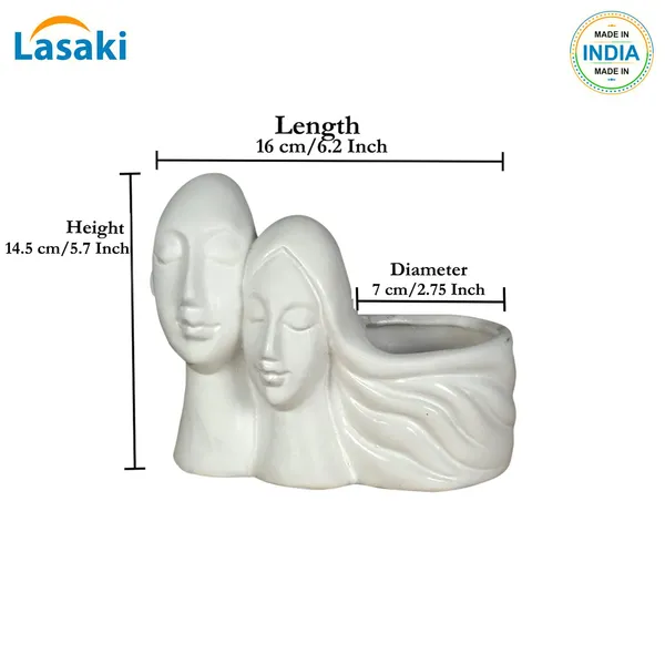 Couple_White_Ceramic_Pots_For_Indoor_Plants,_Planters,_Flower,_Pots,_Gamla,_Outdoor,_Balcony,_Home,_Garden,_Office_Decor,_Succulent_Pot(L_-_16_X_W_-_10_X_H_-_14.5_Cm)