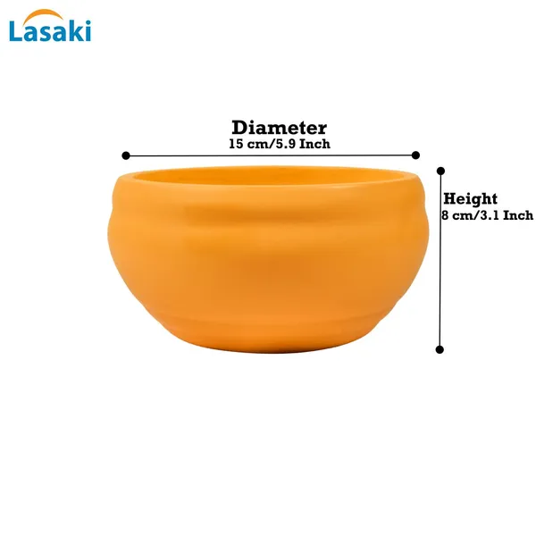 Bowl_Small_Lily_Ceramic_Pots_For_Indoor_Plants,_Planters,_Flower,_Pots,_Gamla,_Outdoor,_Balcony,_Home,_Garden,_Office_Decor,_Succulent_Pot(D_-_15_X_H_-_8_Cm)