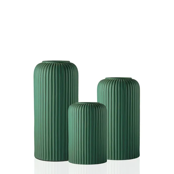 Evelyn_Deep_Jungle_Set_Of_3_Ceramic_Flower_Vase_For_Living_Room,_Bedroom,_Dining_Table,_Home_Decoration_,_Green