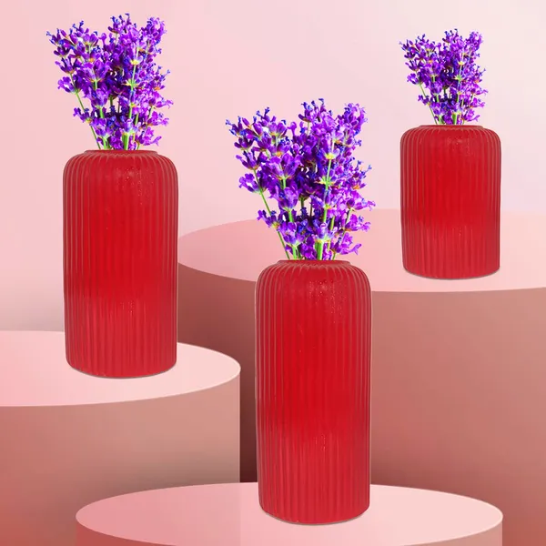 Evelyn_Red_Set_Of_3_Ceramic_Flower_Vase_For_Living_Room,_Bedroom,_Dining_Table,_Home_Decoration