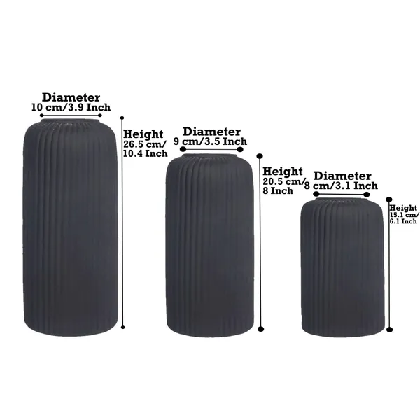 Evelyn_Black_Set_Of_3_Ceramic_Flower_Vase_For_Living_Room,_Bedroom,_Dining_Table,_Home_Decoration