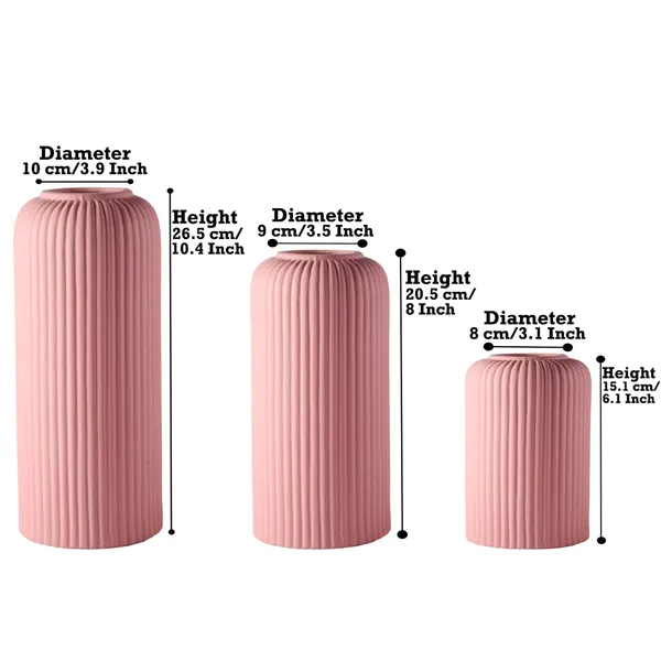 Evelyn_Pink_Set_Of_3_Ceramic_Flower_Vase_For_Living_Room,_Bedroom,_Dining_Table,_Home_Decoration
