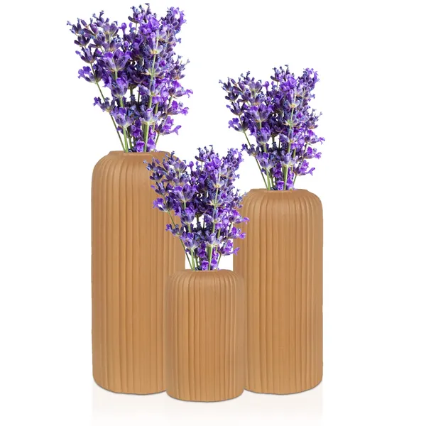 Evelyn_Ginger_Set_Of_3_Ceramic_Flower_Vase_For_Living_Room,_Bedroom,_Dining_Table,_Home_Decoration_,_Brown