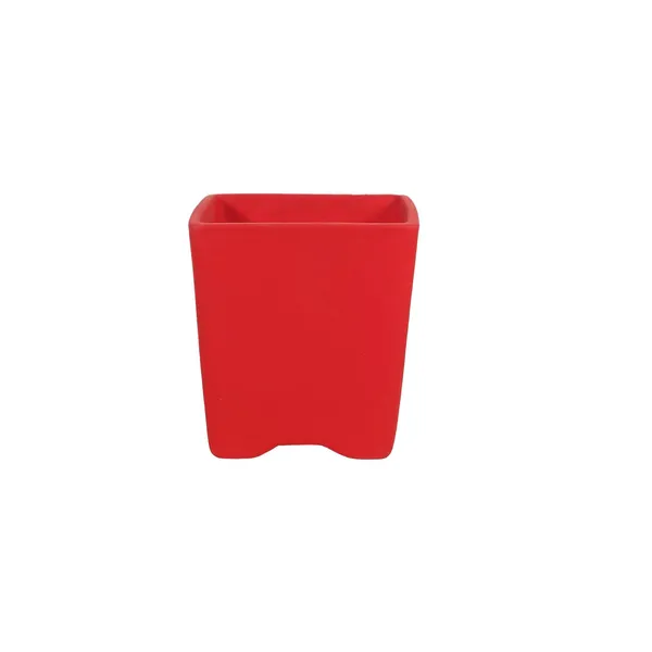 Mini_Pot_Red_Ceramic_Pots_For_Indoor_Plants,Planters,Flower,Gamla,Outdoor,Balcony,Home,Square,Garden,Office_Decor,Succulent(L-8_X_W-8_X_H-8_Cm)