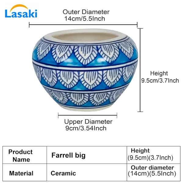 Cloud_Apple_Medium_Painting_Ceramic_Pots_For_Indoor_Plants,_Planters,_Flower,_Gamla,Balcony,Home,Garden,Office_Decor,Succulent(H_-_9.5_X_D_-_14_Cm)(Any_Color_May_Come)