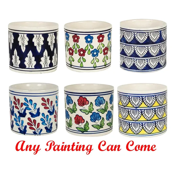 Pi_Pot_3_Ceramic_Pots_For_Indoor_Plants,_Flower,_Pots,_Gamla,Outdoor,Balcony,Home,Round,Garden,_Office_Decor,Succulent(H_-_10_X_D_-_11_Cm)(Any_Color_May_Come)