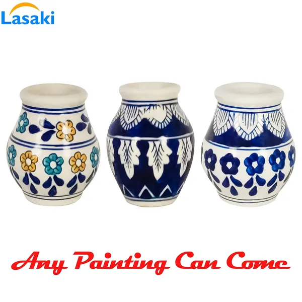 Darius_Multi_Set_Of_6_Ceramic_Flower_Vase_For_Living_Room,_Bedroom,_Dining_Table,_Home_Decoration,_Artificial_Flowers_(H_-_10.5_X_Od_-_8_X_Ud_-_4.5_Cm)
