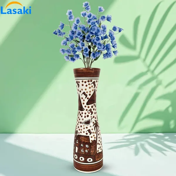 Arin_Brown_Mughal_Vase_Ceramic_Flower_Vase_For_Living_Room,_Bedroom,_Dining_Table,_Home_Decoration_(H_-_31_X_Od_-_10_X_Ud_-_7_Cm)