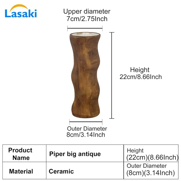 Piper_Big_Antique_Ceramic_Flower_Vase_For_Living_Room,_Bedroom,_Dining_Table,_Home_Decoration_(H_-_22_X_Od_-_8_X_Ud_-_7_Cm)