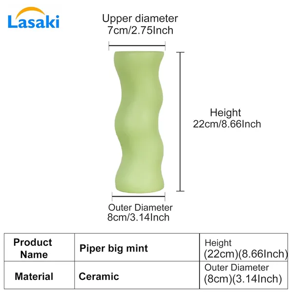 Piper_Big_Mint_Ceramic_Flower_Vase_For_Living_Room,_Bedroom,_Dining_Table,_Home_Decoration_(H_-_22_X_Od_-_8_X_Ud_-_7_Cm)