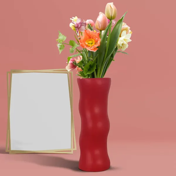 Piper_Big_Red_Ceramic_Flower_Vase_For_Living_Room,_Bedroom,_Dining_Table,_Home_Decoration_(H_-_22_X_Od_-_8_X_Ud_-_7_Cm)