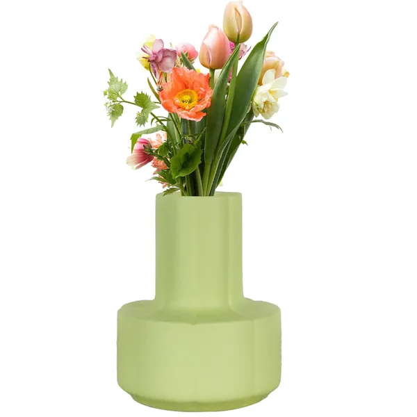 Zoey_Mint_Ceramic_Flower_Vase_For_Living_Room,_Bedroom,_Dining_Table,_Home_Decoration_(H_-_17.5_X_Od_-_14_X_Ud_-_7_Cm)