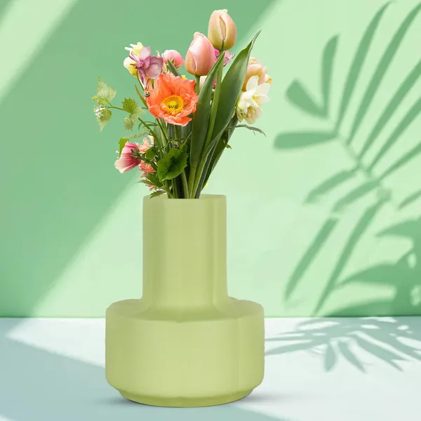 Zoey_Mint_Ceramic_Flower_Vase_For_Living_Room,_Bedroom,_Dining_Table,_Home_Decoration_(H_-_17.5_X_Od_-_14_X_Ud_-_7_Cm)