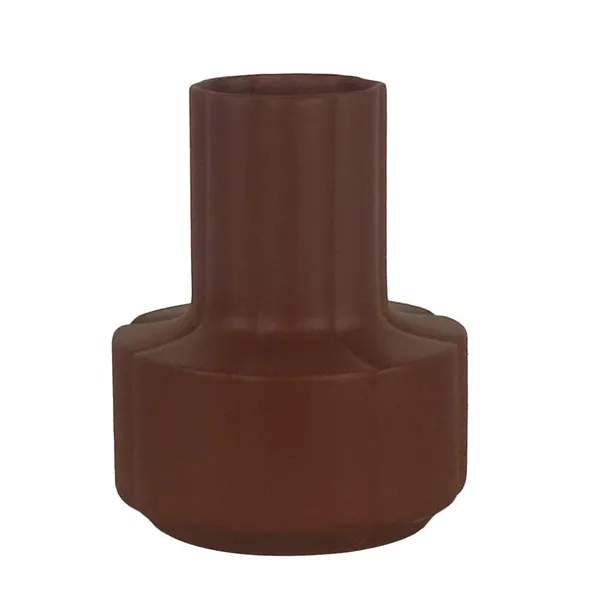 Zoey_Truffle_Ceramic_Flower_Vase_For_Living_Room,_Bedroom,_Dining_Table,_Home_Decoration_(H_-_17.5_X_Od_-_14_X_Ud_-_7_Cm)