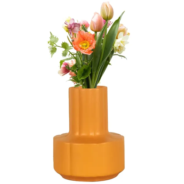 Zoey_Lily_Ceramic_Flower_Vase_For_Living_Room,_Bedroom,_Dining_Table,_Home_Decoration_(H_-_17.5_X_Od_-_14_X_Ud_-_7_Cm)