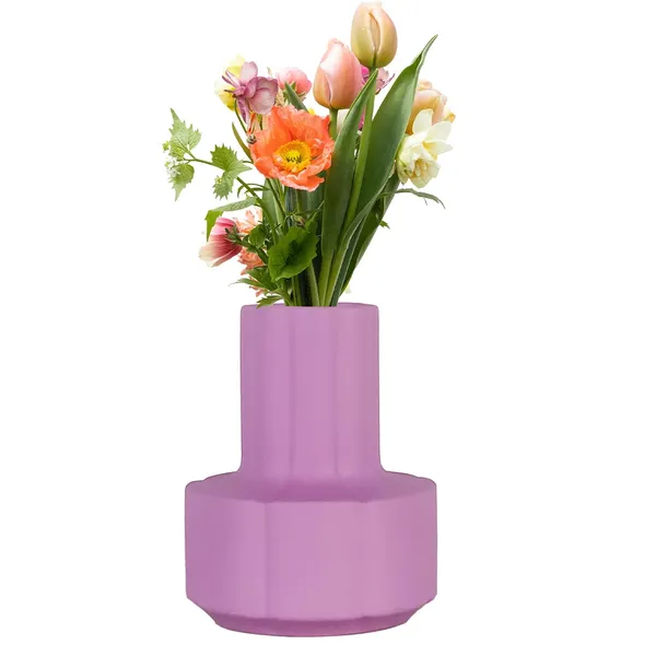Zoey_Purple_Ceramic_Flower_Vase_For_Living_Room,_Bedroom,_Dining_Table,_Home_Decoration_(H_-_17.5_X_Od_-_14_X_Ud_-_7_Cm)