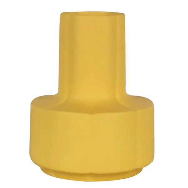 Zoey_Saffron_Ceramic_Flower_Vase_For_Living_Room,_Bedroom,_Dining_Table,_Home_Decoration_(H_-_17.5_X_Od_-_14_X_Ud_-_7_Cm)