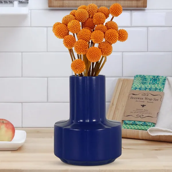 Zoey_Blue_Ceramic_Flower_Vase_For_Living_Room,_Bedroom,_Dining_Table,_Home_Decoration_(H_-_17.5_X_Od_-_14_X_Ud_-_7_Cm)