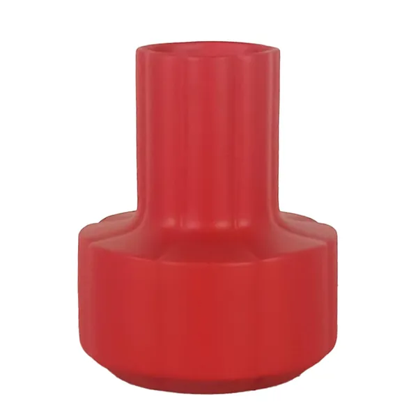 Zoey_Red_Ceramic_Flower_Vase_For_Living_Room,_Bedroom,_Dining_Table,_Home_Decoration_(H_-_17.5_X_Od_-_14_X_Ud_-_7_Cm)