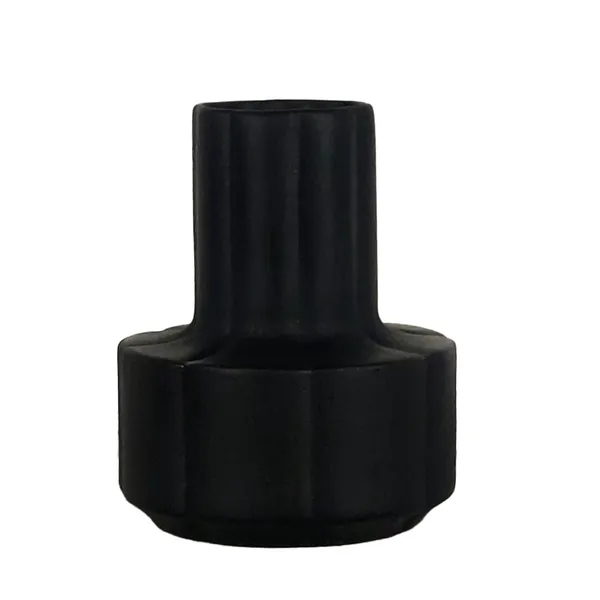 Zoey_Black_Ceramic_Flower_Vase_For_Living_Room,_Bedroom,_Dining_Table,_Home_Decoration_(H_-_17.5_X_Od_-_14_X_Ud_-_7_Cm)