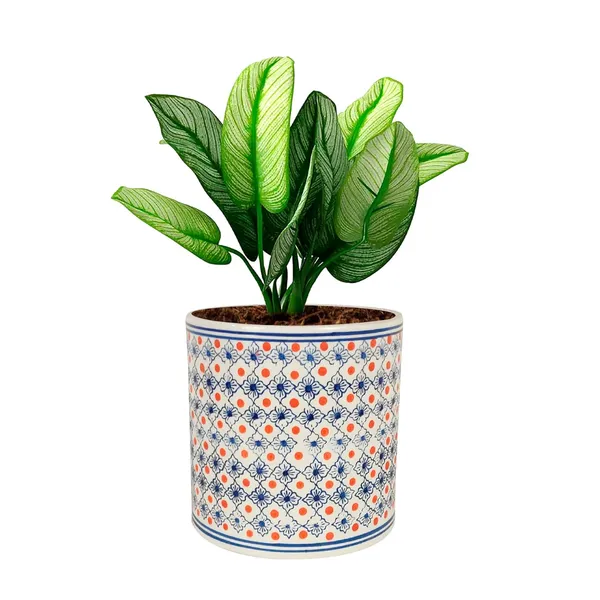 Pi_Pot_Large_Ceramic_Pots_For_Indoor_Plants,_Planters,_Flower,_Gamla,Outdoor,Balcony,Home,Round,Garden,_Office_Decor,Succulent(H_-_20_X_D_-_20_Cm)(Any_Color_May_Come)