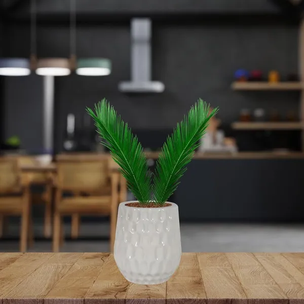 Spanish_Pineapple_Small_White_Ceramic_Pots_For_Indoor_Plants,Planters,Gamla,Outdoor,Balcony,Home,Round,Garden,_Office_Decor,Succulent(H_-_10.5_X_D_-_9.5_Cm)
