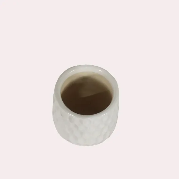 Spanish_Pineapple_Small_White_Ceramic_Pots_For_Indoor_Plants,Planters,Gamla,Outdoor,Balcony,Home,Round,Garden,_Office_Decor,Succulent(H_-_10.5_X_D_-_9.5_Cm)