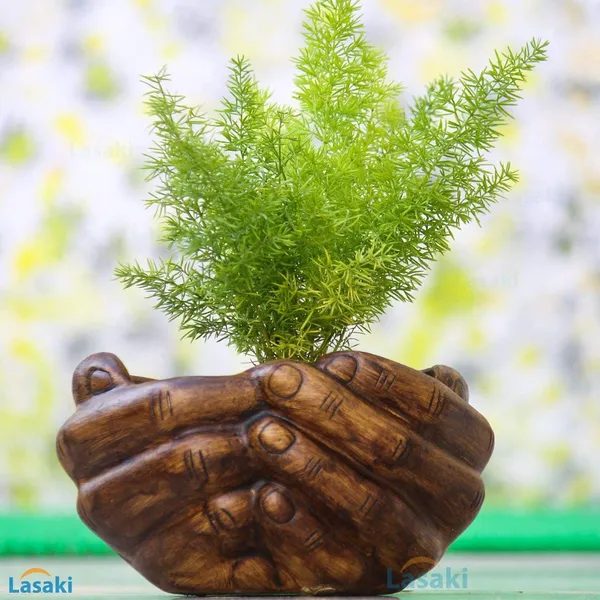 Hand_Ceramic_Pot_For_Indoor_Plants_Planters_Flower_Pots_Indoor_Or_Outdoor_Balcony_Home_Garden_Office_Decor_&_Succulent_Pots_(L:18_Cm,_W:16_Cm,_H:9_Cm)(Antique)
