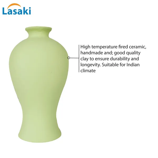 Apsara_Big_Mint_Ceramic_Flower_Vase_For_Living_Room,_Bedroom,_Dining_Table,_Home_Decoration,_Artificial_Flowers_(D_-_14_X_H_-_25_Cm)