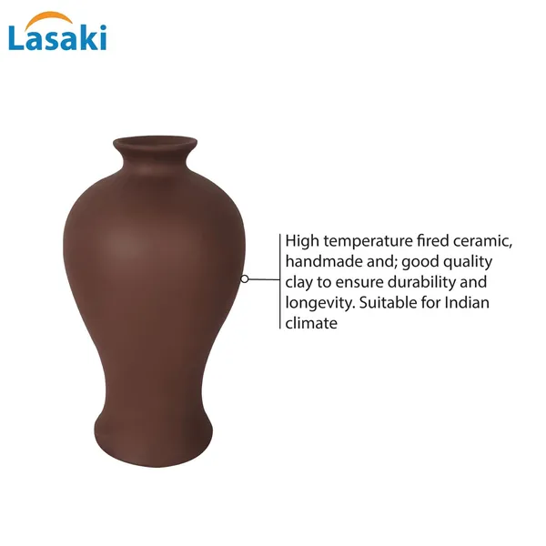 Apsara_Big_Truffle_Ceramic_Flower_Vase_For_Living_Room,_Bedroom,_Dining_Table,_Home_Decoration,_Artificial_Flowers_(D_-_14_X_H_-_25_Cm)