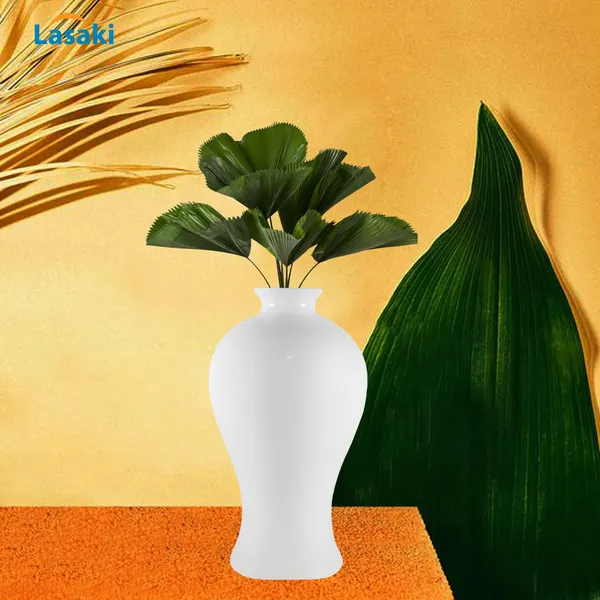 Apsara_Big_White_Ceramic_Flower_Vase_For_Living_Room,_Bedroom,_Dining_Table,_Home_Decoration,_Artificial_Flowers_(D_-_14_X_H_-_25_Cm)