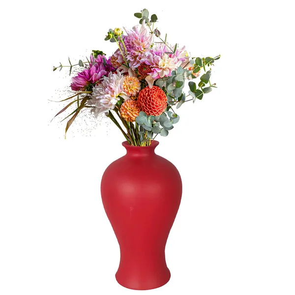 Apsara_Big_Red_Ceramic_Flower_Vase_For_Living_Room,_Bedroom,_Dining_Table,_Home_Decoration,_Artificial_Flowers_(D_-_14_X_H_-_25_Cm)