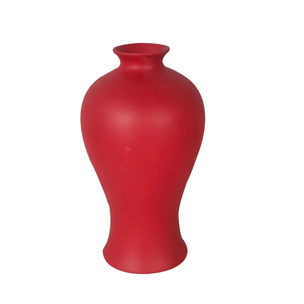 Apsara_Big_Red_Ceramic_Flower_Vase_For_Living_Room,_Bedroom,_Dining_Table,_Home_Decoration,_Artificial_Flowers_(D_-_14_X_H_-_25_Cm)