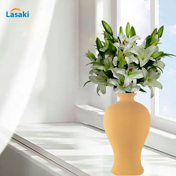Apsara_Big_Ginger_Ceramic_Flower_Vase_For_Living_Room,_Bedroom,_Dining_Table,_Home_Decoration,_Artificial_Flowers_(D_-_14_X_H_-_25_Cm)