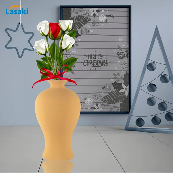 Apsara_Big_Ginger_Ceramic_Flower_Vase_For_Living_Room,_Bedroom,_Dining_Table,_Home_Decoration,_Artificial_Flowers_(D_-_14_X_H_-_25_Cm)