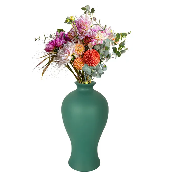 Apsara_Big_Deep_Jungle_Ceramic_Flower_Vase_For_Living_Room,_Bedroom,_Dining_Table,_Home_Decoration,_Artificial_Flowers_(D_-_14_X_H_-_25_Cm)