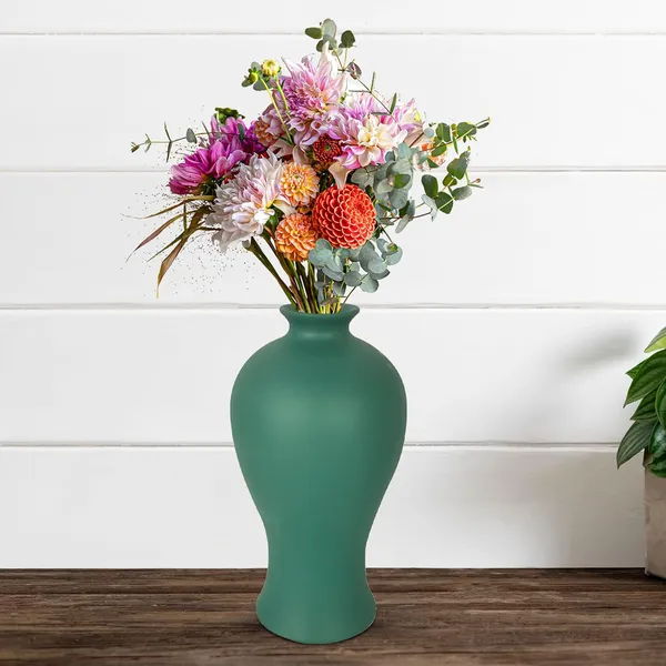 Apsara_Big_Deep_Jungle_Ceramic_Flower_Vase_For_Living_Room,_Bedroom,_Dining_Table,_Home_Decoration,_Artificial_Flowers_(D_-_14_X_H_-_25_Cm)