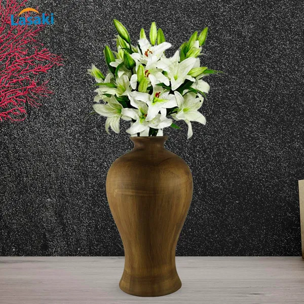 Apsara_Small_Antique_Ceramic_Flower_Vase_For_Living_Room,_Bedroom,_Dining_Table,_Home_Decoration,_Artificial_Flowers_(D_-_11.5_X_H_-_20_Cm)